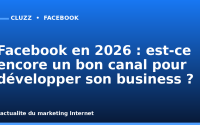 Facebook en 2026 : est-ce encore un bon canal pour développer son business ?