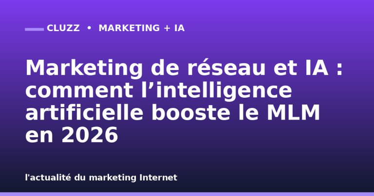 Marketing de réseau et IA : comment l’intelligence artificielle booste le MLM en 2026