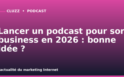 Lancer un podcast pour son business en 2026 : bonne idée ?