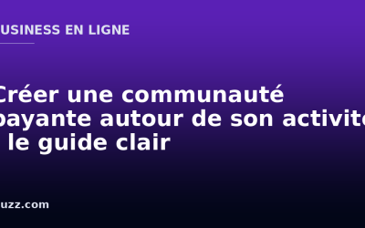 Créer une communauté payante autour de son activité : le guide clair